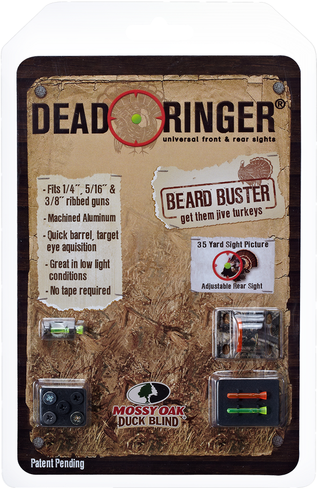 Truglo Shotgun Bead Sights - Fiber Optics Rib Sight