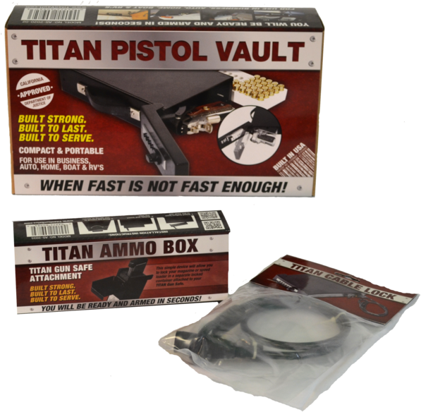 Titan Pistol Vault Bundle - Trigger Clipart (600x591), Png Download