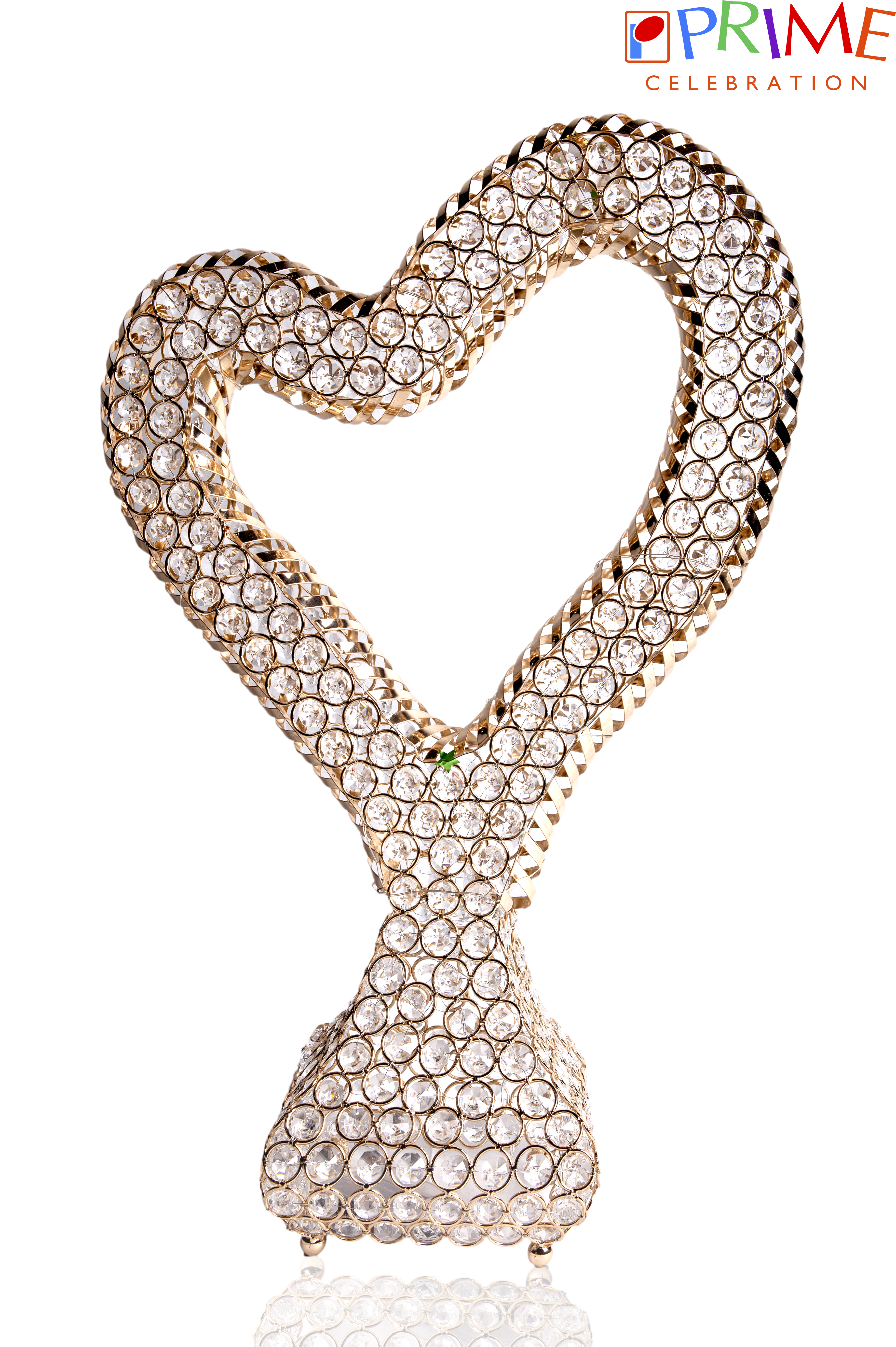 Acrylic Crystal Heart Centerpiece Stands, Events And - Michael Kors Mk 5775 Clipart (3744x5616), Png Download