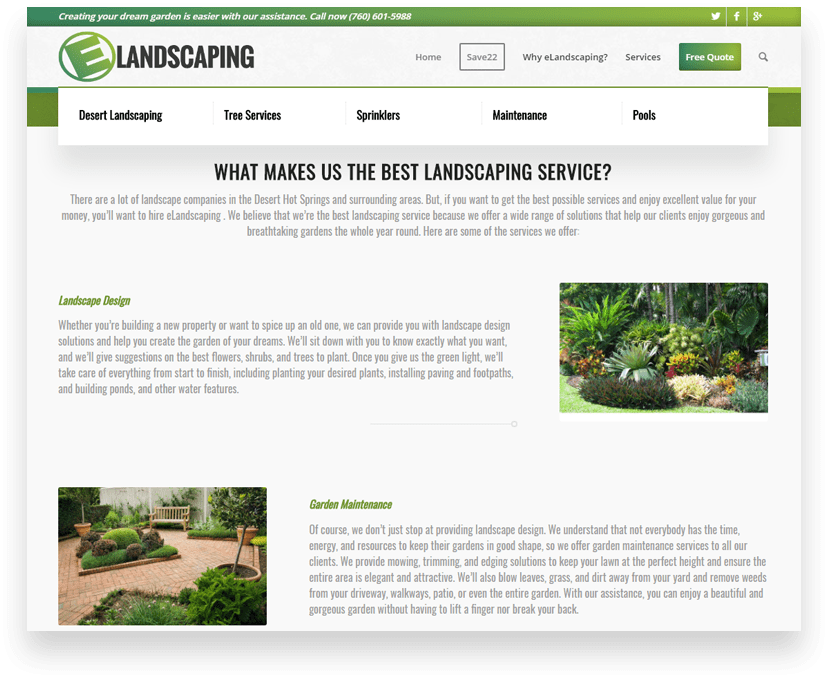Elandscaping-services - Canteiros De Jardim Clipart (828x678), Png Download