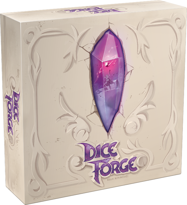 Dice Forge Behind The Dice - Dice Forge Box Clipart (629x689), Png Download