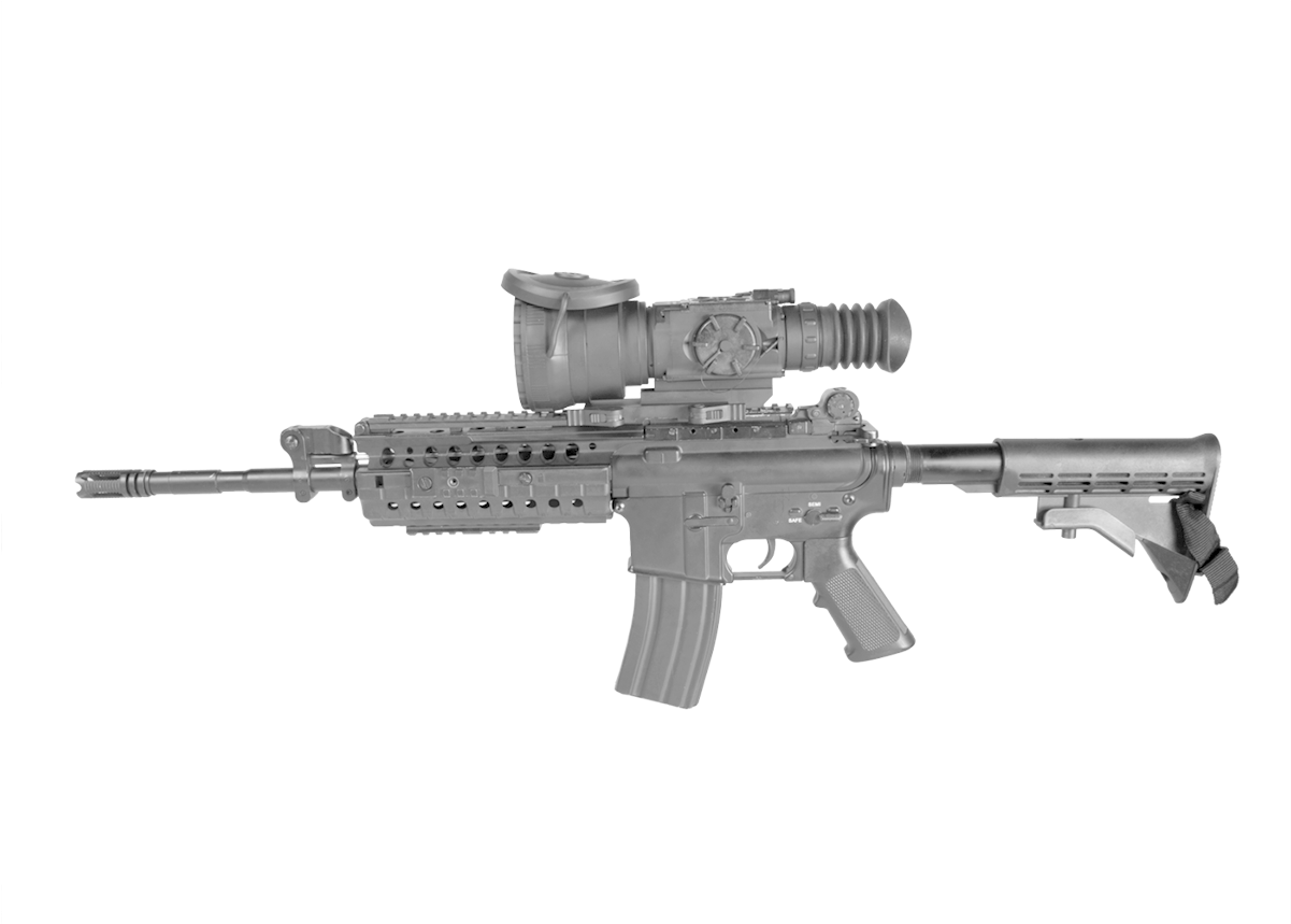 Armasight Zeus 640 3-24x75 Refresh Rate 30hz Thermal - M16 Assault Rifle Clipart (1200x1200), Png Download