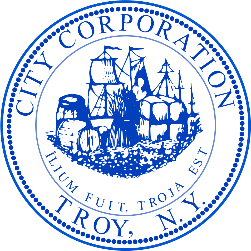 Seal Of Troy, New York - City Of Troy Ny Logo Clipart (1024x1024), Png Download