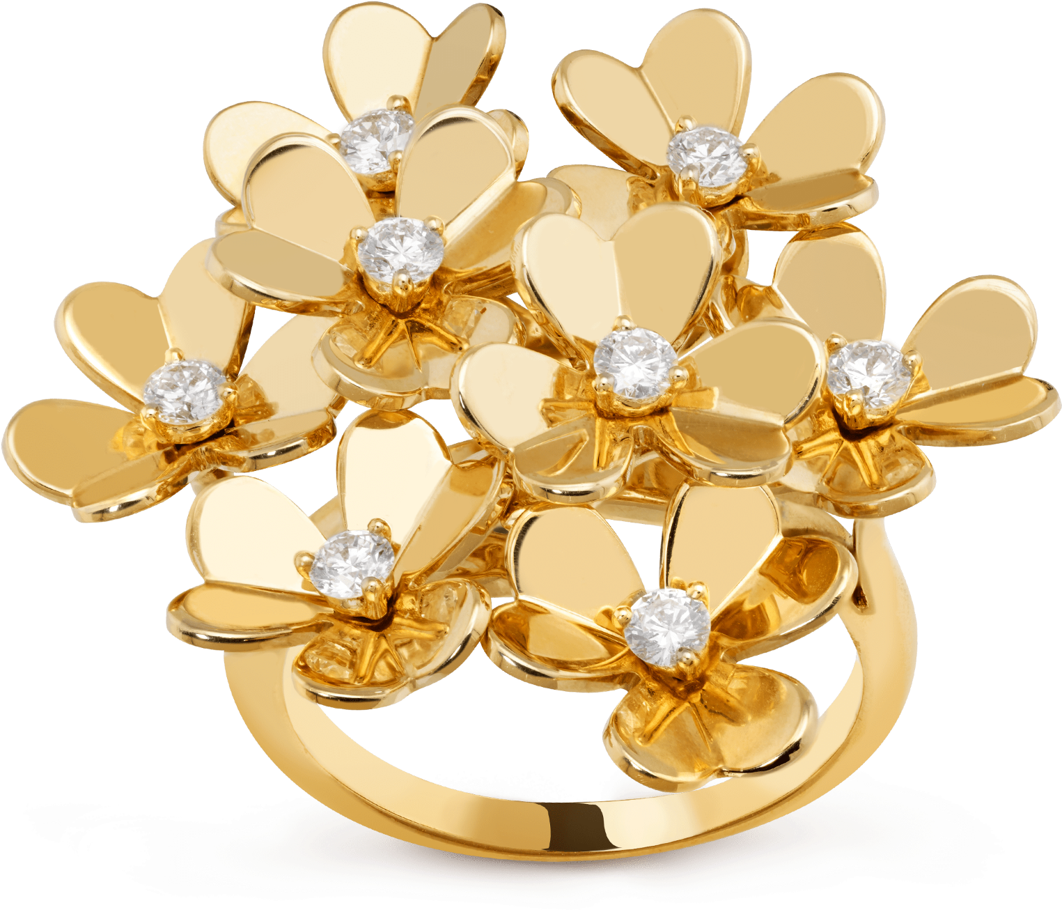 Frivole Ring, 8 Flowers, - Crystal Clipart (2000x2000), Png Download