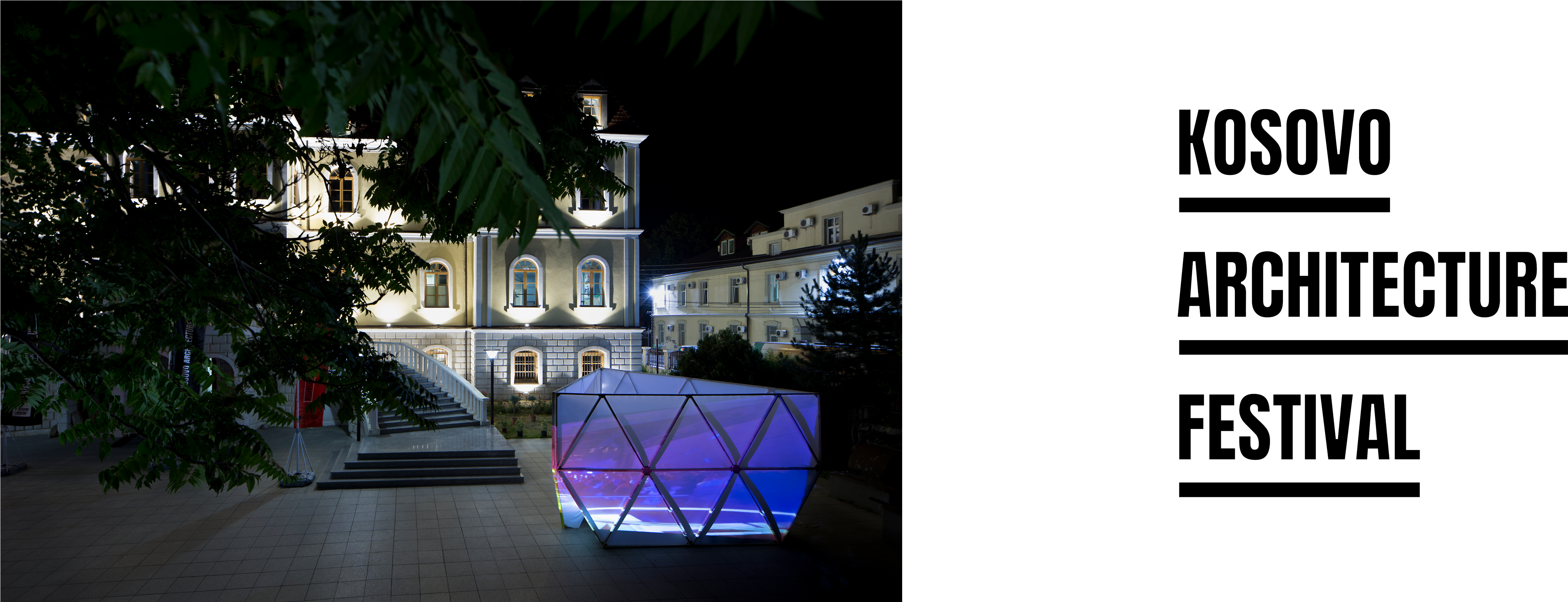 Techno Rebel Construction At Kosovo Museum - Landscape Lighting Clipart (4345x1667), Png Download