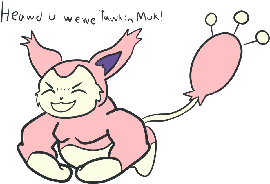 Skitty-machoke Fusion - Skitty Fusion Clipart (1051x691), Png Download