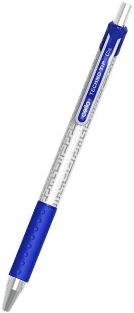Techno Tip Clic - Pen Clipart (450x735), Png Download