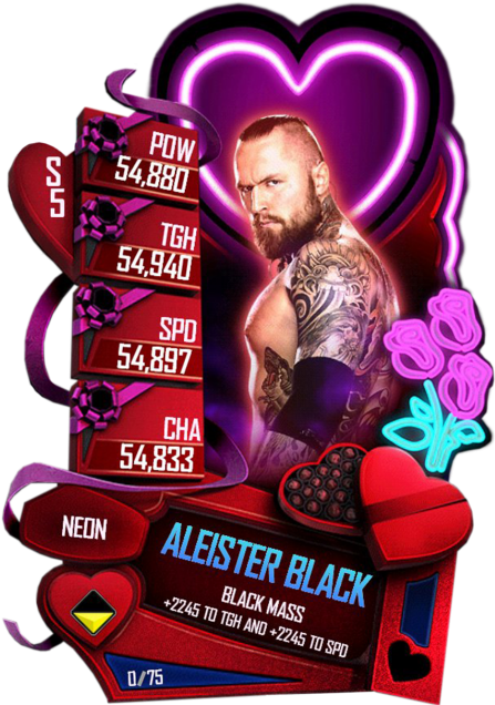 Aleisterblack S5 24 Shattered Supercard Aleisterblack - Heart Clipart (456x720), Png Download