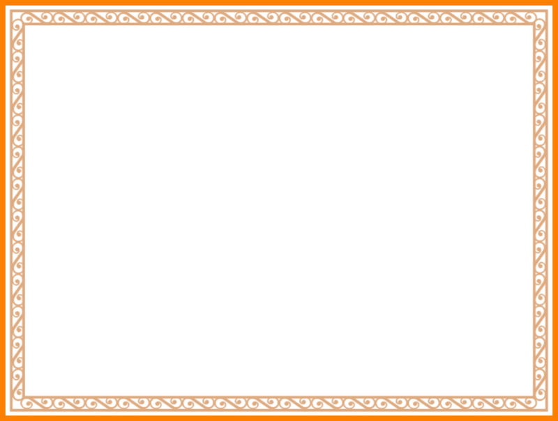 Border Png Free Download - Border For Certificate Hd Png Clipart (800x604), Png Download