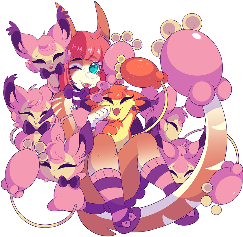 Feeling A Bit Skitty - Cartoon Clipart (840x840), Png Download