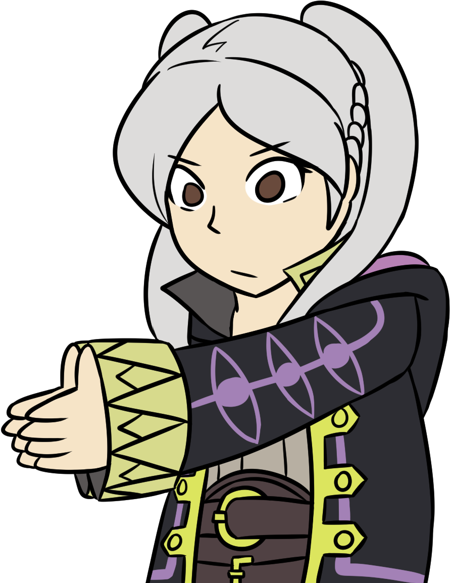 Lectorn On Twitter - Cute Female Robin Fire Emblem Clipart (1200x1200), Png Download