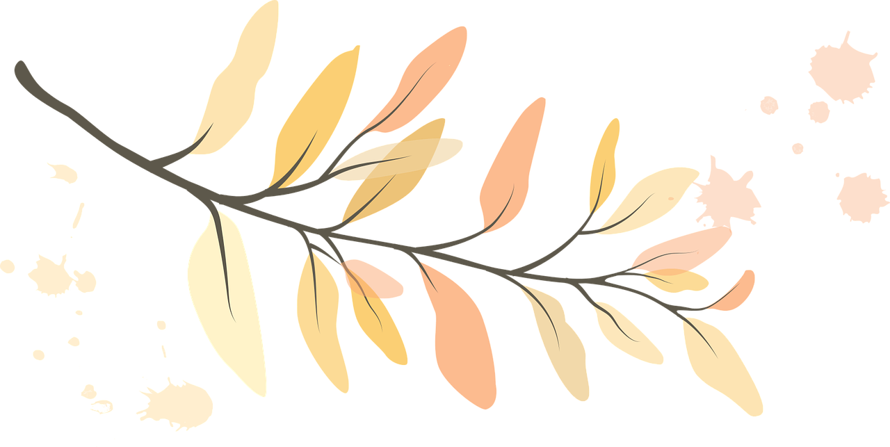 Leaf Leaves Branch Clipart (1280x643), Png Download