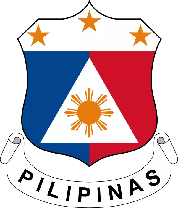 Japan Clipart Rising Sun Japanese - Coat Of Arms Of The Philippines - Png Download (602x703), Png Download