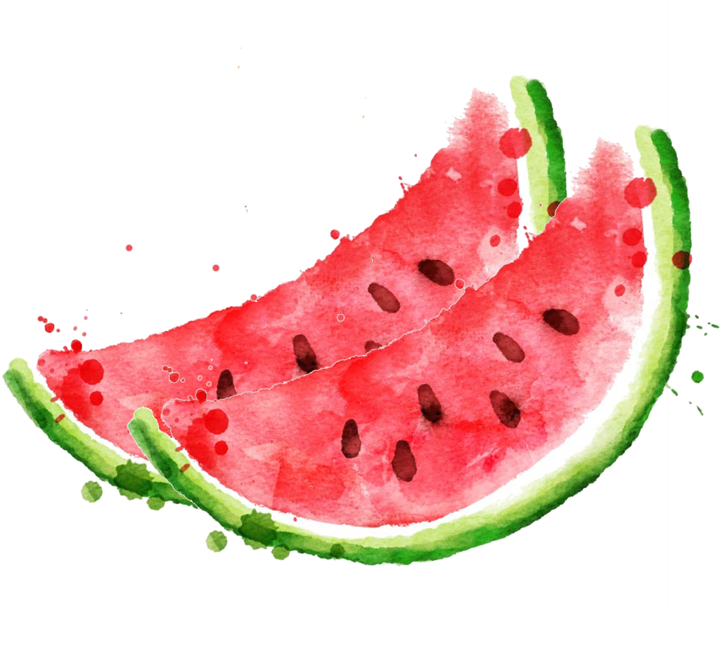 Royalty Free Stock Photography Clip Art Royaltyfree - Watercolor Watermelon Slice Png Transparent Png (1024x947), Png Download