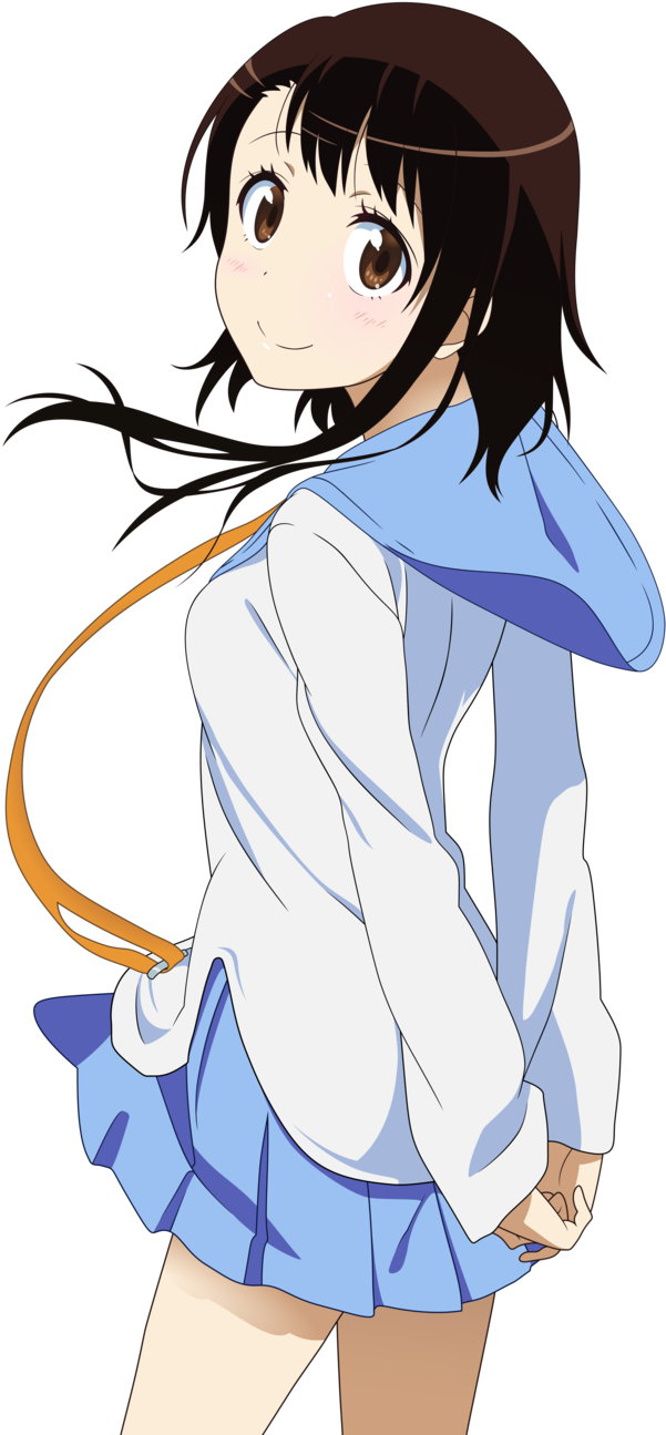 Onodera Png - Onodera Kosaki Black And White Clipart (608x1314), Png Download
