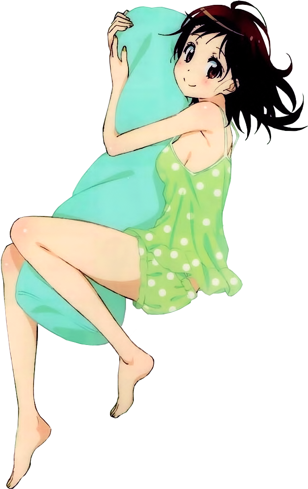 Kosaki In Nightwear - Cartoon Clipart (928x1192), Png Download