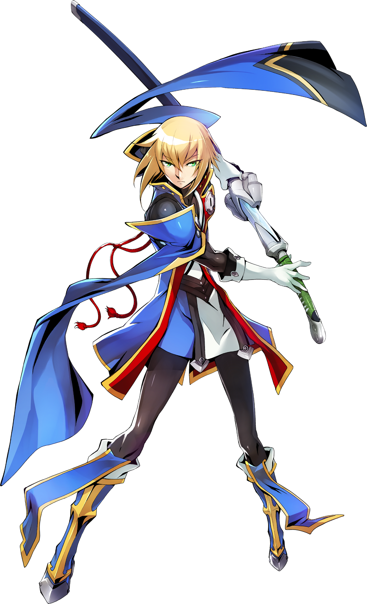 Jin Kisaragi Vs - Blazblue Jin Kisaragi Clipart (1197x1969), Png Download