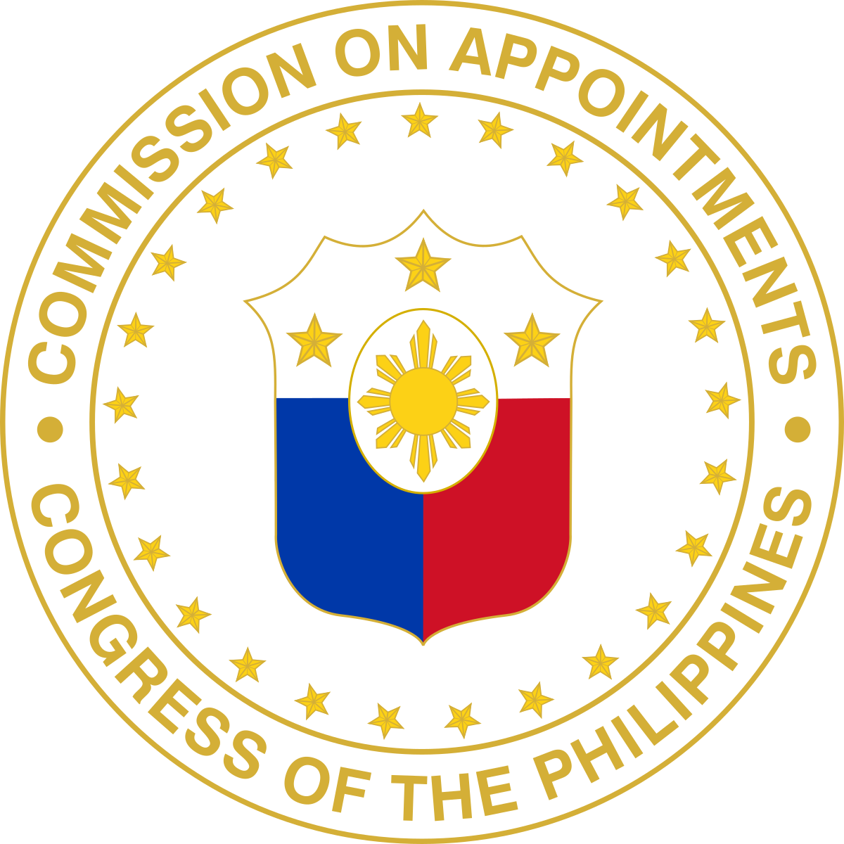 Commission On Appointments Logo - Bicameral Conference Committee Philippines Clipart (1200x1200), Png Download