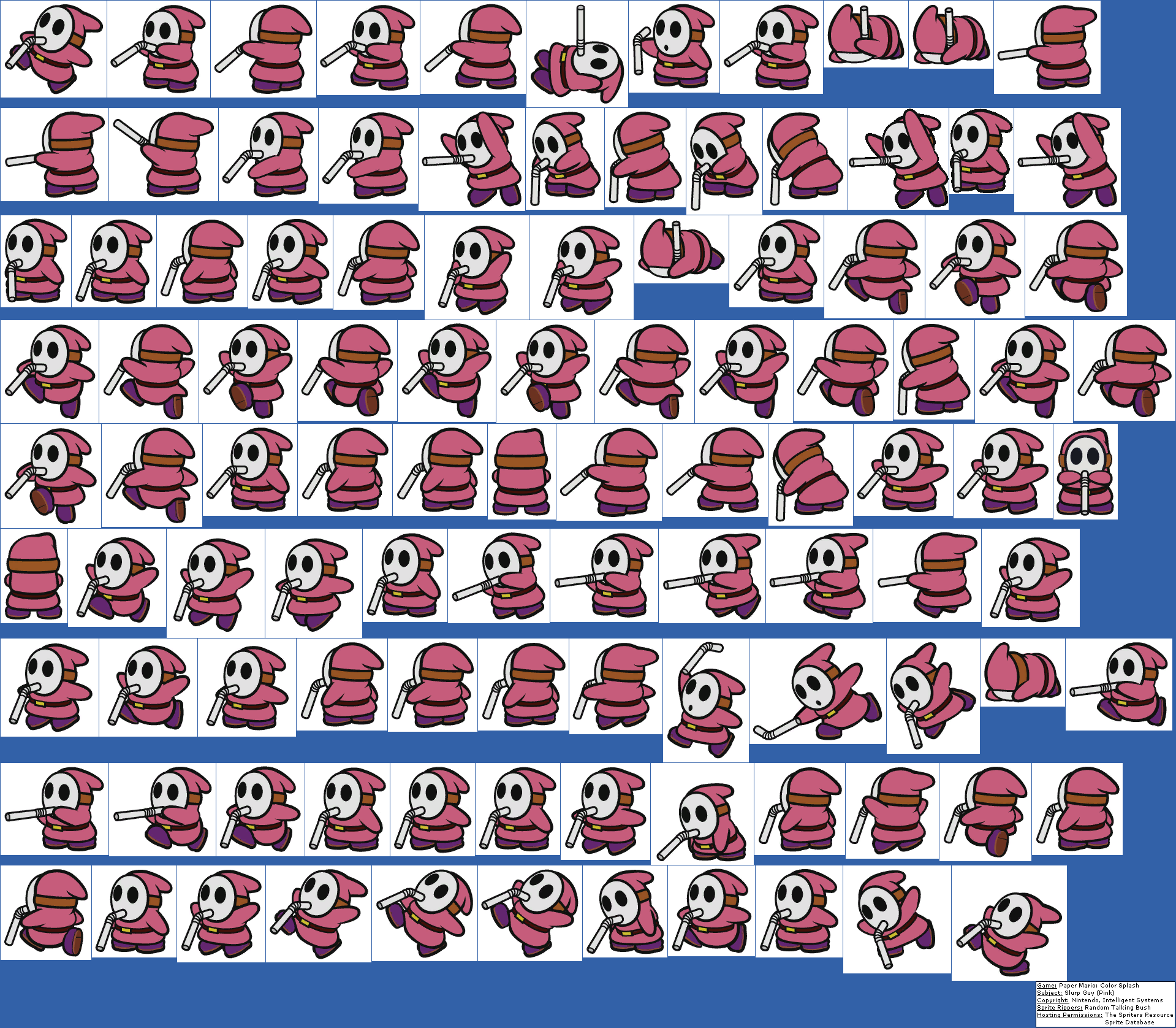 Click For Full Sized Image Slurp Guy - Paper Mario Color Splash Slurp Guy Clipart (1919x1676), Png Download