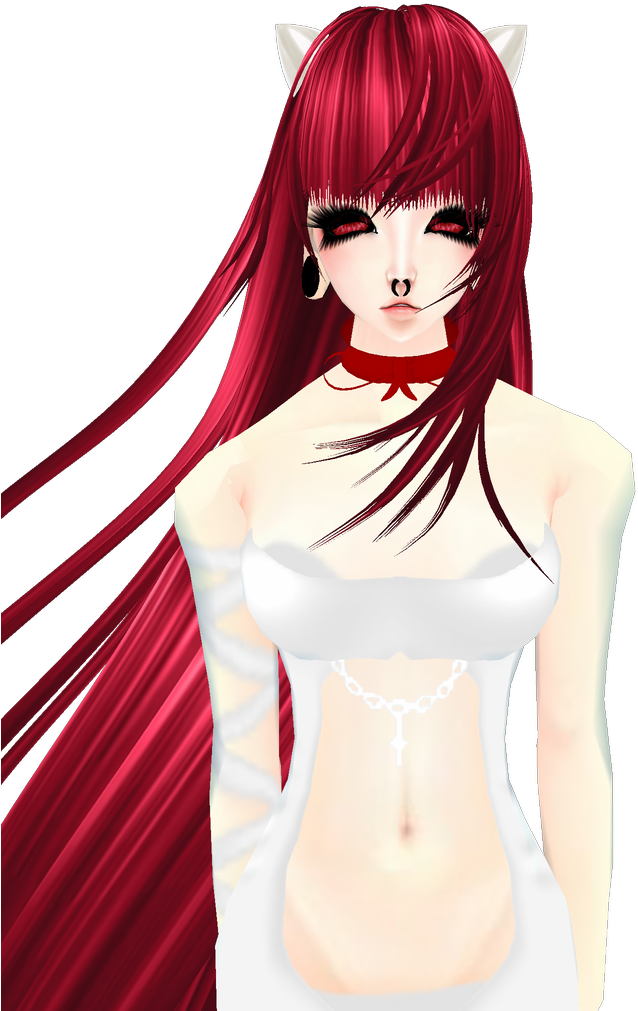 Elfen Lied - Lucy Chan - Girl Clipart (743x1024), Png Download