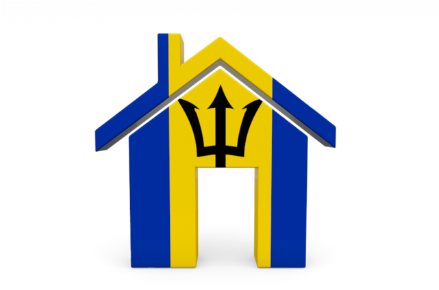Home Icon, Bridgetown, Grenadines, Trinidad And Tobago, - Barbados Flag Clipart (640x480), Png Download