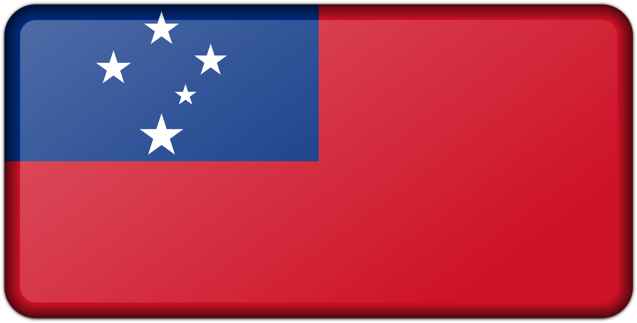 This Free Icons Png Design Of Flag Of Samoa - Flag Clipart (2400x1203), Png Download