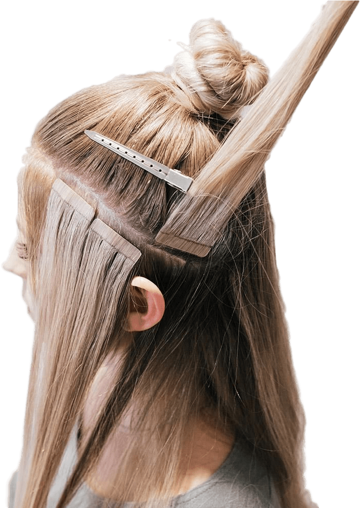 Nano Link Vs Tape In Which Is Better For You Hair Flair - Pros And Cons Tape In Extensions Clipart (800x996), Png Download