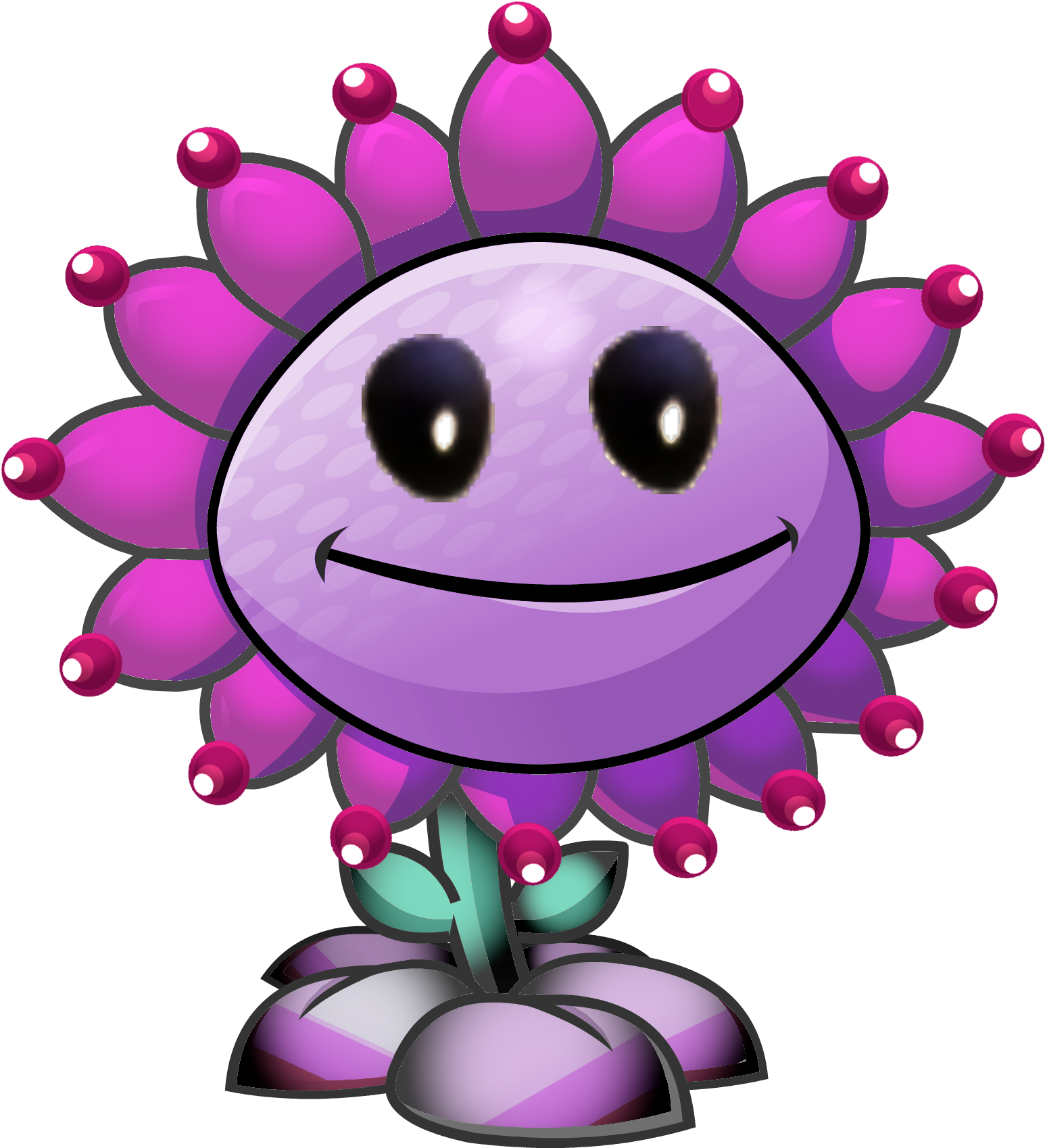 Alien Flower Retrobowser - Offer Clipart - Png Download (1546x1698), Png Download