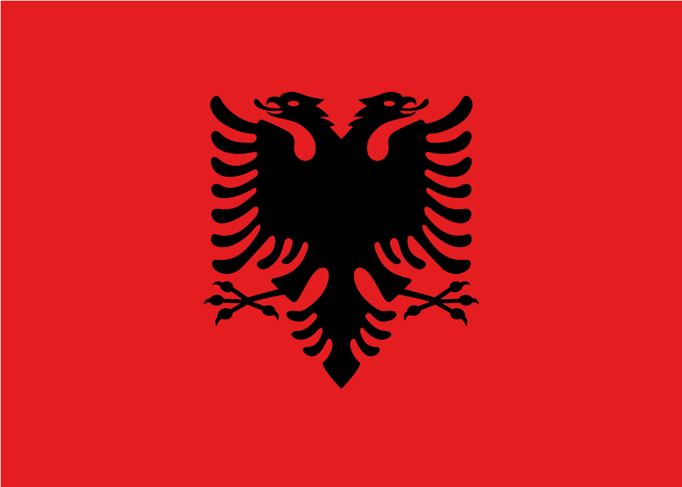 Al Albania Flag Icon - Albanian Flag Clipart (1024x1024), Png Download