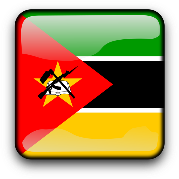 Flag Of Mozambique National Flag Mozambican Metical - Mozambique Flag Clipart (750x750), Png Download
