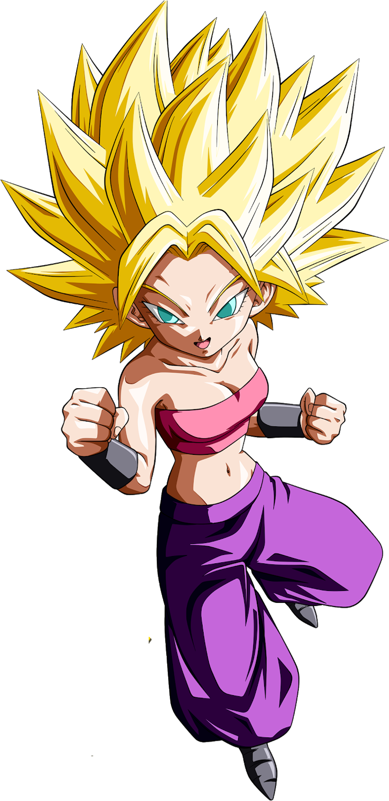 Dragon Ball Caulifla Ssj Clipart (1140x1568), Png Download