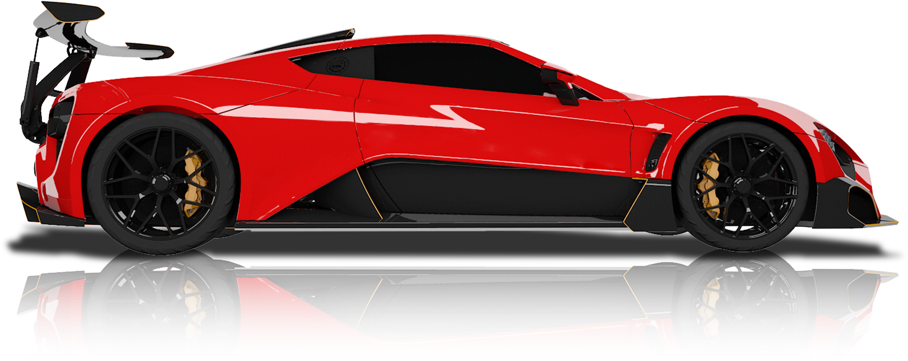 Vector Supercar Rare - Zenvo St Clipart (1920x945), Png Download