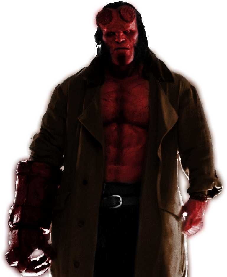 A Png Color Render I Made Of The Hellboy Image Posted - Hellboy David Harbour Png Clipart (1586x1199), Png Download