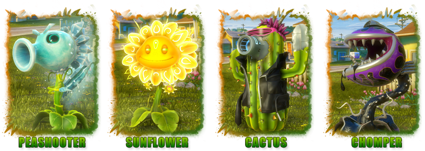 The Peashooter Is An Assault Attack Class With A Sprint - Plants Vs Zombies Garden Warfare Peashooter Abilities Clipart (1000x327), Png Download