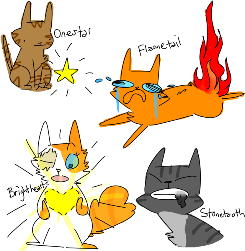 Warrior Cats Literal By - Warrior Cats Names Taken Literally Clipart (894x894), Png Download