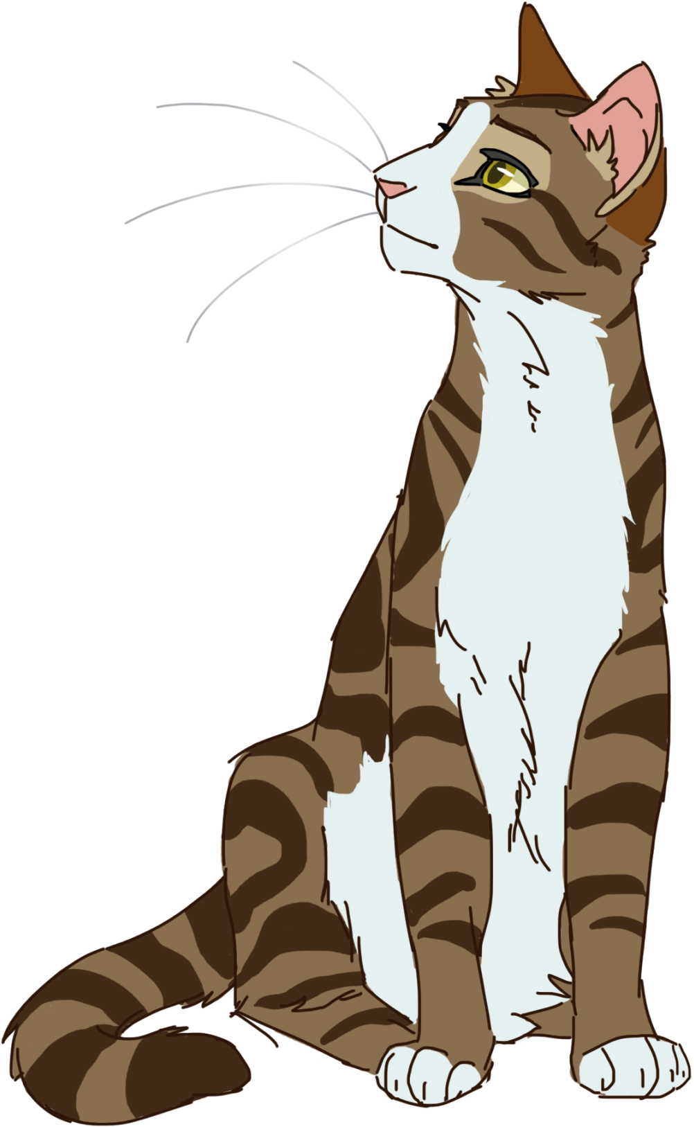 Warrior Cats Designs - Warrior Cats Drawings Leafpool Clipart (1280x1791), Png Download