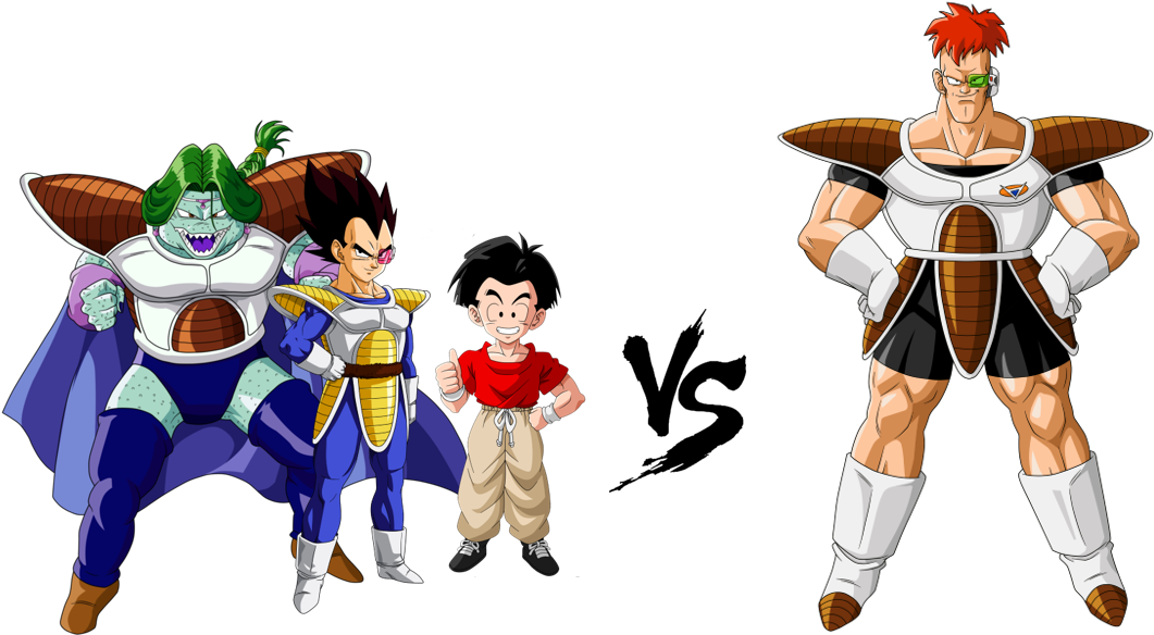 3) Recoome - Dragon Ball Z Racoom Clipart (1069x632), Png Download