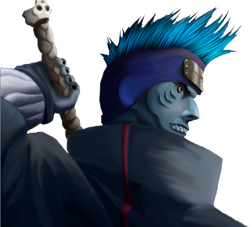 X - Kisame Hoshigaki Clipart (900x895), Png Download