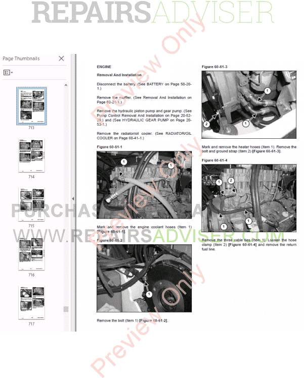 Bobcat Pdf Document Preview №1 - Machine Clipart (600x800), Png Download