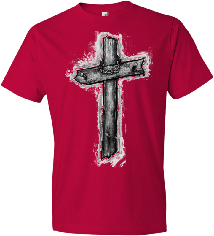 Christ Cross Lightweight T-shirt - Ou Tshirt Clipart (722x795), Png Download
