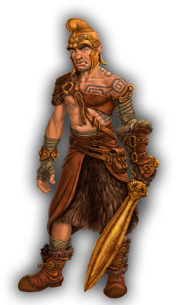 Swordsman - Illustration Clipart (600x612), Png Download