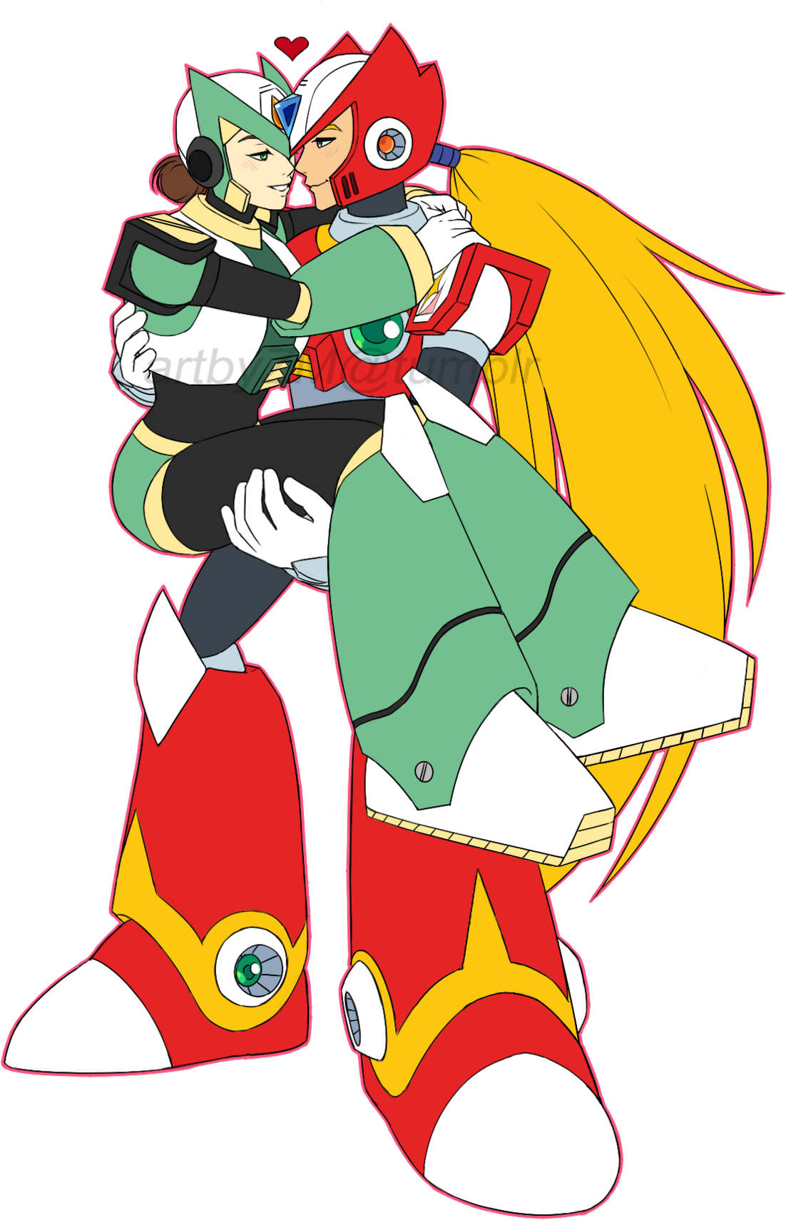 Counter X Zero <3 - Megaman X Zero Oc Clipart (1280x1768), Png Download