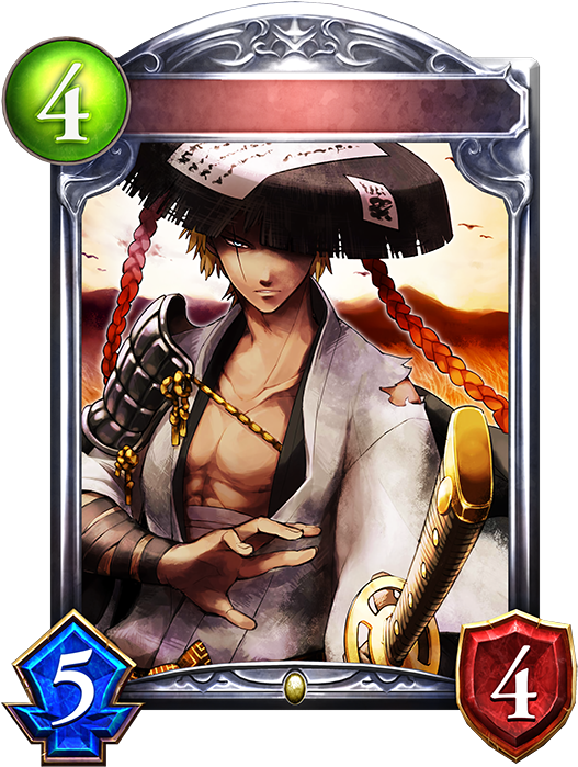 Evolved Swordsman シャドウ バース 剣豪 進化 Clipart Large Size Png Image Pikpng