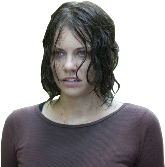 Maggie Greene - Lauren Cohan High School Clipart (683x600), Png Download
