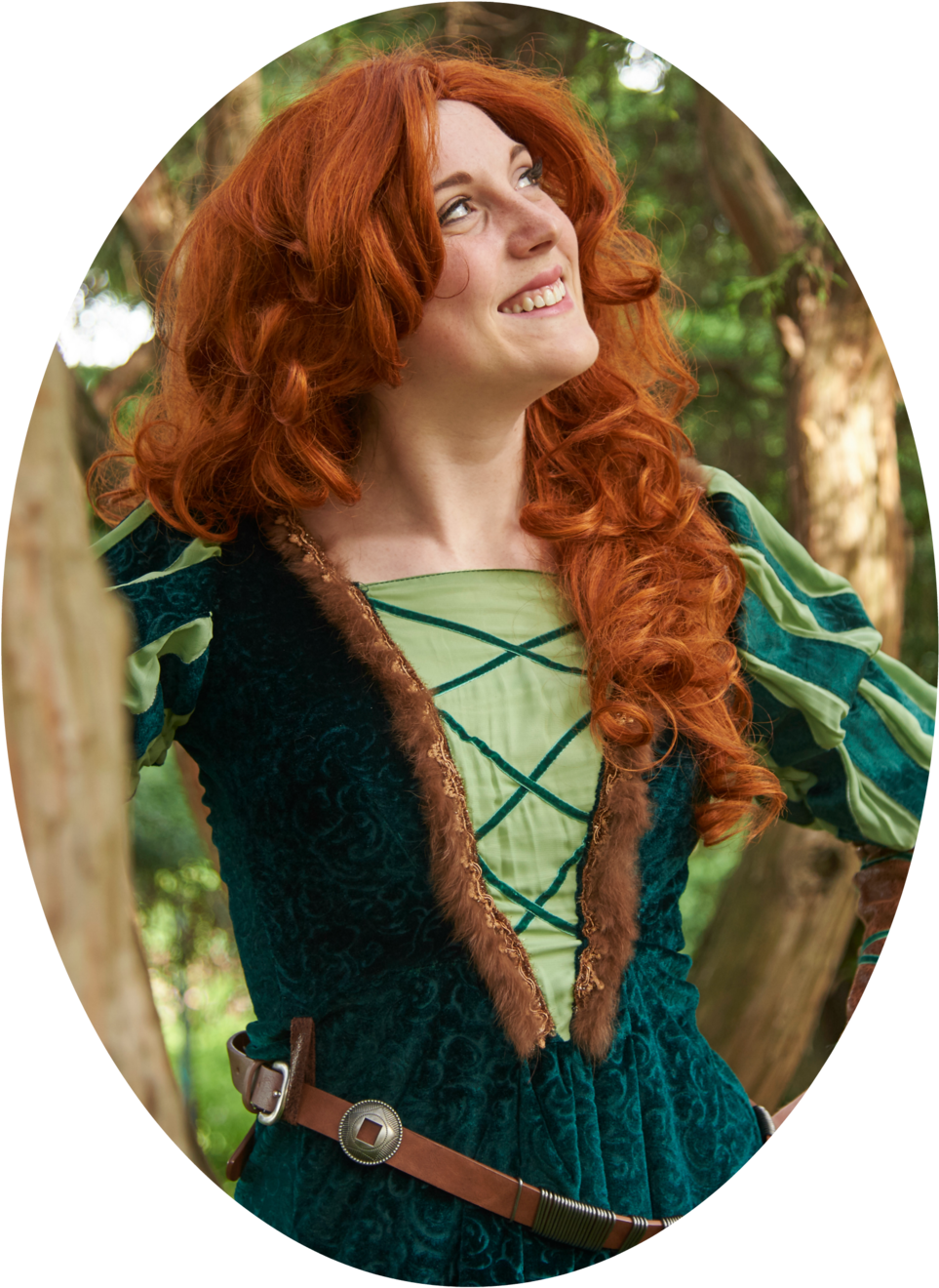 Merida - Red Hair Clipart (1000x1370), Png Download