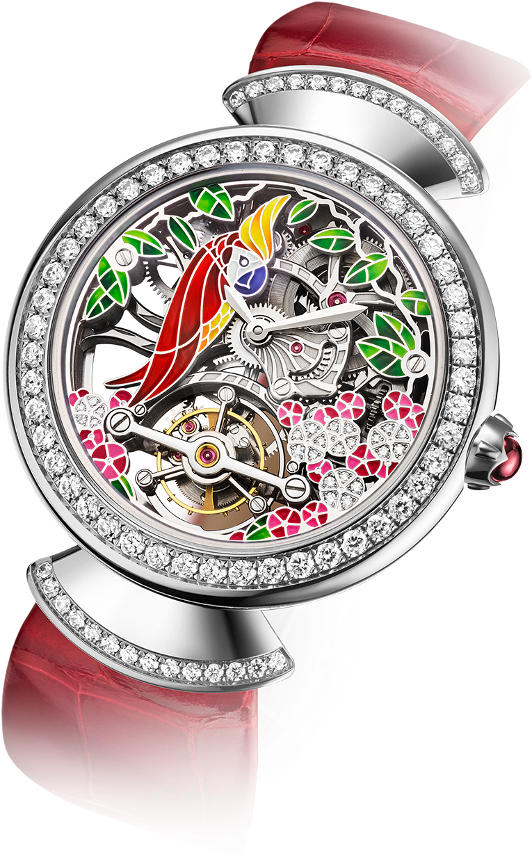 Divas' Dream Watch With 18kt White Gold Mechanical - Watch Clipart (1800x1405), Png Download