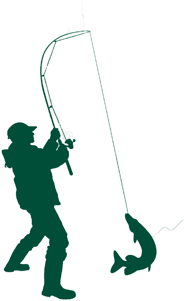 Icon Linking To The Bass Fishing Club - Fisherman Vector Clipart (866x1300), Png Download