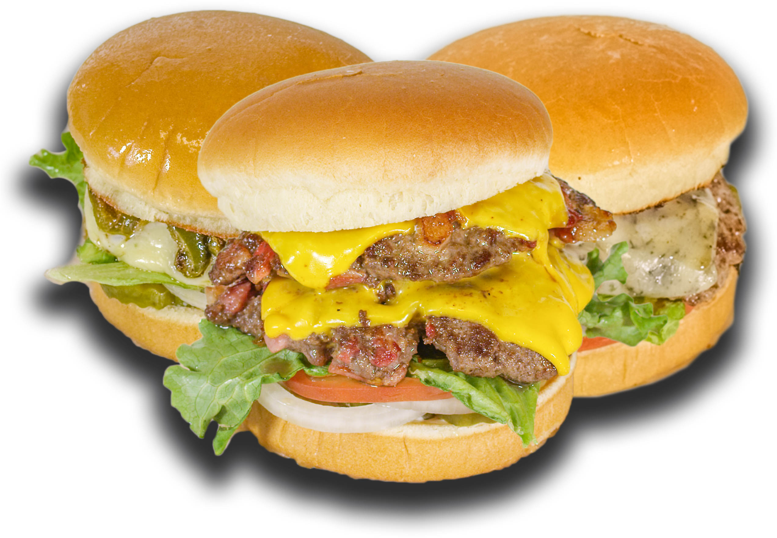 The Station Burger Co - Cheeseburger Clipart (2544x1860), Png Download