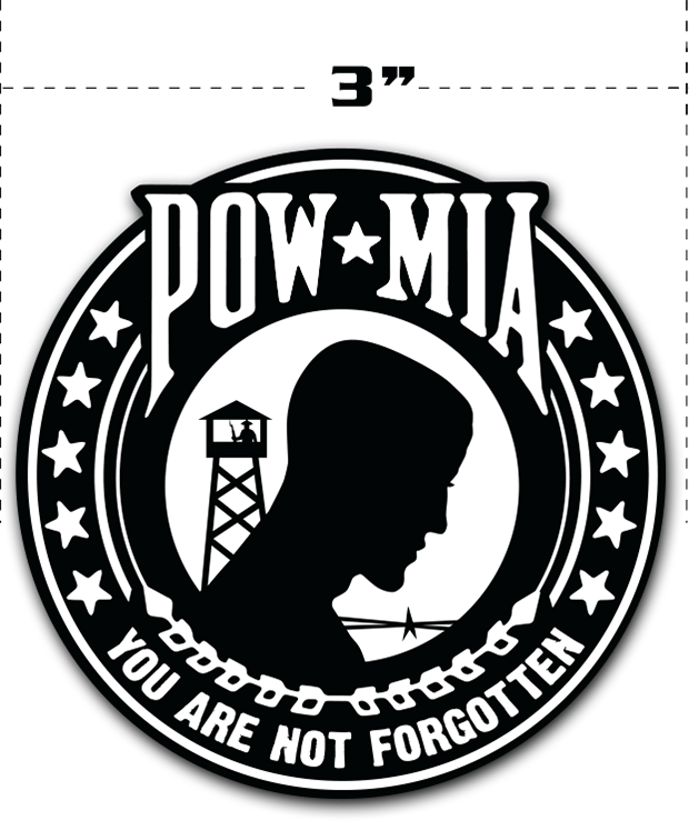 Pow Mia Flag , Png Download - Pow Mia Logo Clipart (620x739), Png Download