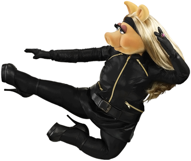 Ruby Young On Twitter - Miss Piggy Karate Clipart (644x545), Png Download
